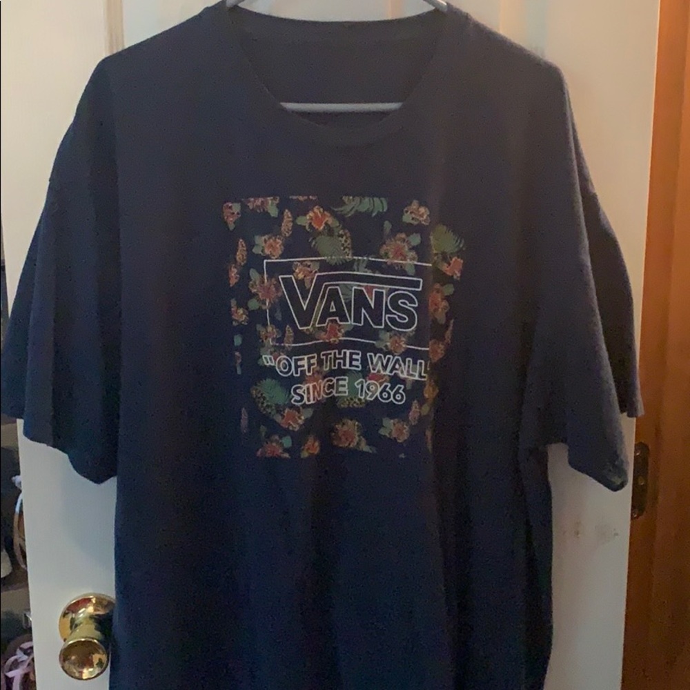 Unisex Vans floral T-shirt